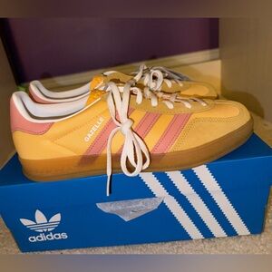 adidas Gazelle Indoor Semi Spark Clay yellow